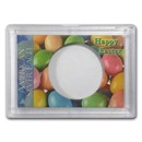 Silver American Eagle Harris Holder (Happy Easter Design) Silver American Eagle Harris Holder (Happy Easter Design)
